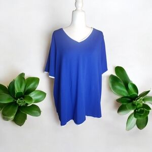 Catherines Blue Oversized T-Shirt
